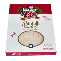 Bintelli Sade Çekme Helva (V) 500 gr Bintelli Sade Çekme Helva (V) 500 gr