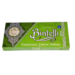 Bintelli Antep Fıstıklı Çekme Helva 610 gr Bintelli Antep Fıstıklı Çekme Helva 610 gr