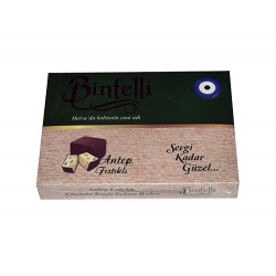 Bintelli Çikolatalı Antep Fıstıklı Çekme Helva 200 gr Bintelli Çikolatalı Antep Fıstıklı Çekme Helva 200 gr